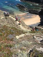 Abstieg zum Strand