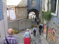 Alfama in Lissabon