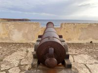 Alte Kanonenanlagen auf der Festung von Sagres