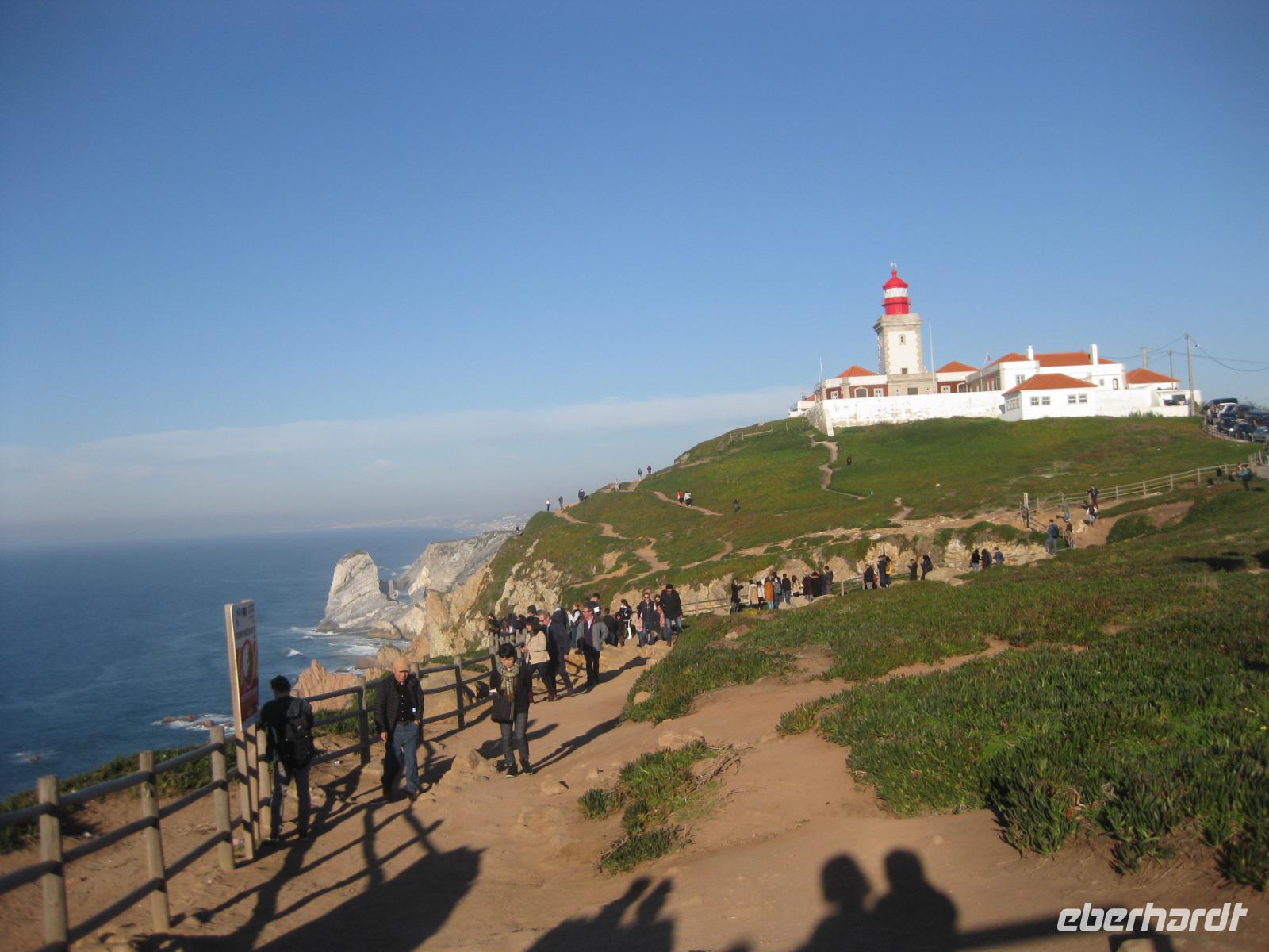 Am Cabo da Roca, dem westlichsten Punkt Europas