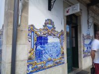 Bahnhof Pinhao, Azuleijos