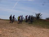 Bikes los werden für den Badestopp