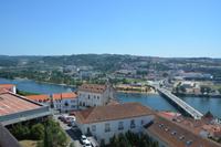 Blick auf Coimbra am Rio Mondego