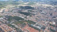 Blick auf Pontadelgada mit unserem Hotel Azoris Royal Garden