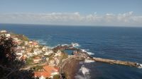 Blick auf Porto Moniz, Madeira, Portugal