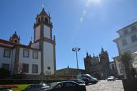 Blick auf die Kathedrale und Kirche in Viseu