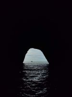 Blick aus der Grotte