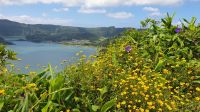 Blick in den Blauen und Grünen See