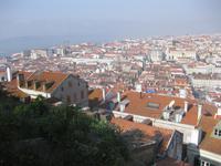 Blick vom Castelo de Sao Jorge auf Lissabon