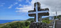 Blick vom Haus Vulkan nach Terceira