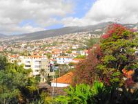 Blick von Pregetter’s Orchideengarten „Jardim Orquídea“, Funchal 