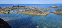 Flores, Santa Cruz, Meerwasserpools