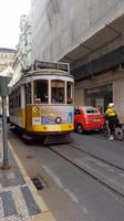 Gelbe Straßenbahn