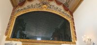 Gitter der Nonnen in der Kirche
