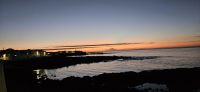 Graciosa, Küste nach Sonnenuntergang