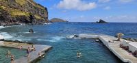 Graciosa, Meerwasserpools in Carapacho