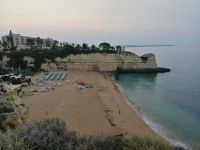 Hotel Pestana Viking mit dem Badestrand, Algarve