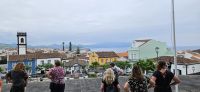 Insel Sao Miguel, Ribeira Grande, Kirchenvorplatz