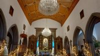 Kirche in Ribeira Brava, Madeira, Silvesterreise