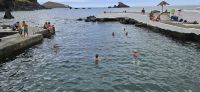 Meerwasserpool in Carapacha