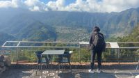 Panorama von Kalkroute, rota de cal, Madeira, Portugal, Silvesterreise
