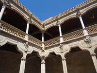 Salamanca - Muschelpalast, im Innenhof