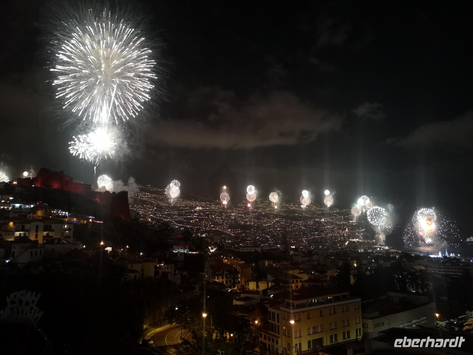 Silvesterfeuerwerk Madeira Funchal