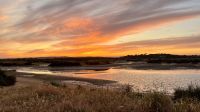 Sonnenuntergang Ria de Alvor, Alvor, Portugal