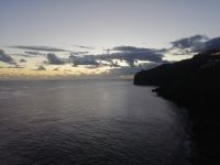 Sonnenuntergang im Restaurant Inn&Art, Canico de Baixo