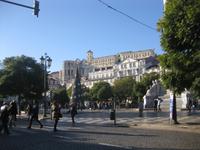 Stadtrundgang Lissabon - Blick über den Rossio 