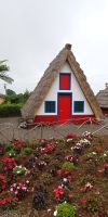 Tag 4 Blick auf altes strohgedecktes Bauernhaus in Santana