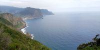 Tag 6 Blick auf die Steilküste von Porto da Cruz