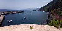 Tag 7 Blick auf den Hafen von Porto Moniz