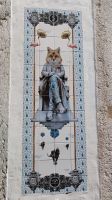 Unkonventionelle Kachel-Streetart