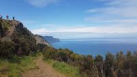Wandern an den Klippen auf der Nordseite