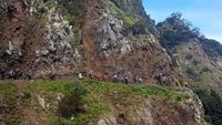 Wandern an den Klippen auf der Nordseite