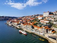 blick auf den Douro und Porto