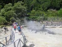 unterwegs bei den heißen Quellen in Furnas