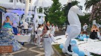 weisses Fest in Pontadelgada