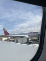 Vor dem Start mit Iberia in Berlin