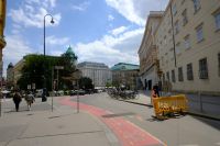 Blick zum Helmut Zilk Platz