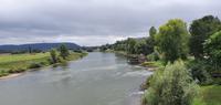 die Weser in Minden mit der Schiffmühle