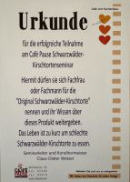 Tag 2 - Urkunde