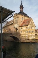 Altes Rathaus, Bamberg, im Wasser gebaut