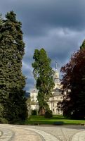 Spanien, Palastansicht La Granja de San Ildefonso