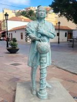 Statue Christoph Kolumbus/San Sebastian de la Gomera/Kanaren