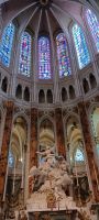 Buntglasfenster in der Kathedrale