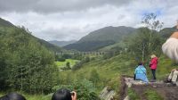 der Hogwarts-Express fährt über das Glenfinnan Viaduct