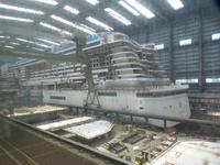 Die AIDA im Trockendock