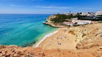 Blick auf Benagil, Portugal